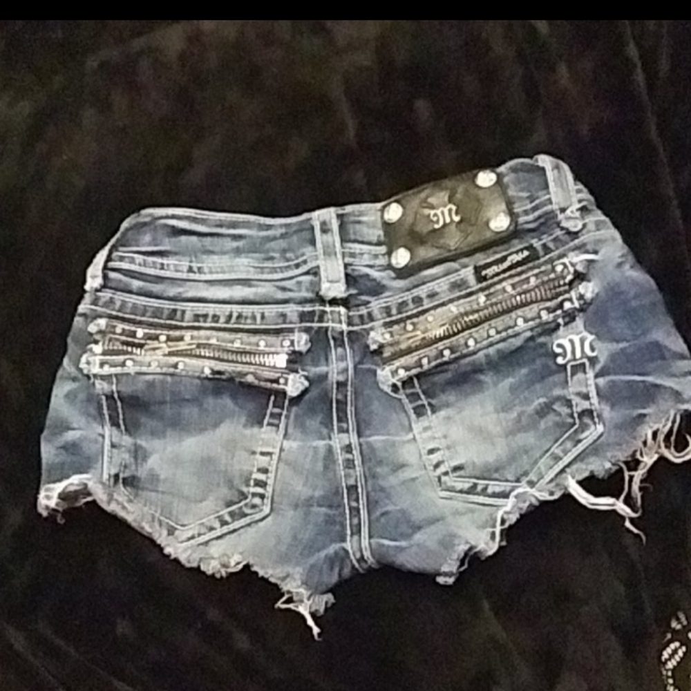 Miss Me JP5190H Denim Jean Shorts 27